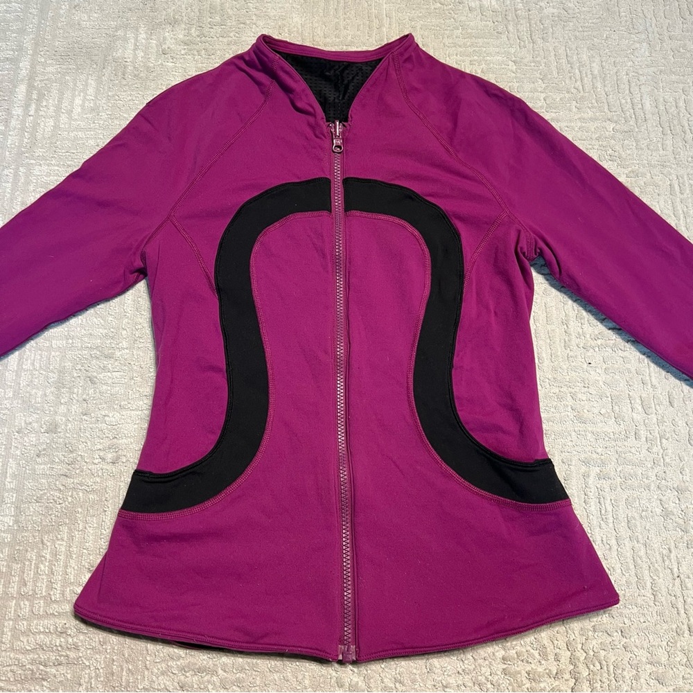 Lululemon Women's Find Your Bliss Jacket Heathered Reversible Size 6